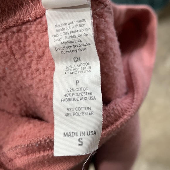 Bella Canvas Crop Top Red Yoga Long-Sleeve Shirt - Picture 6 of 6